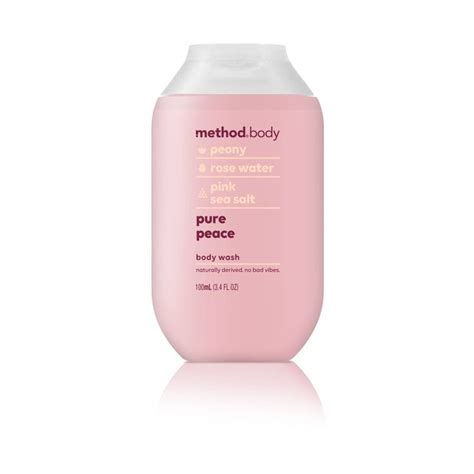 Method Pure Peace Body Wash Trial Size 34 Fl Oz In 2020 Travel