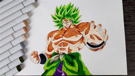 Drawing Broly From The Movie Dragon Ball Super Broly Youtube