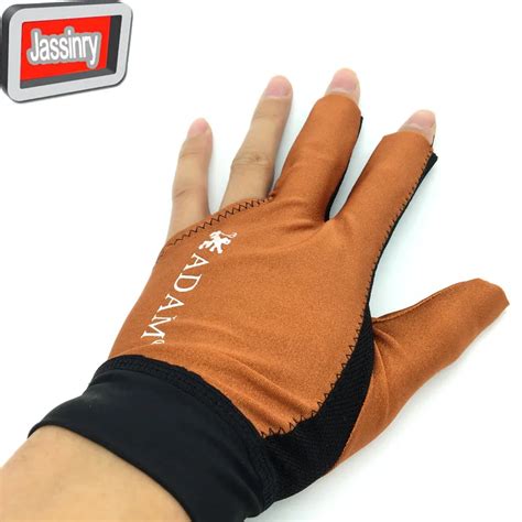 Free Shipping Pc Brown Adam Billiards Gloves High Elastic And Punch