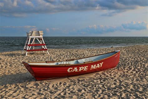 Cape May N J Rescue Boat Photograph By Allen Beatty Fine Art America