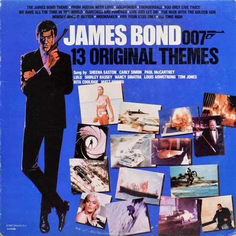 James Bond 007 13 Original Themes Vinyl Lp Compilation Reissue