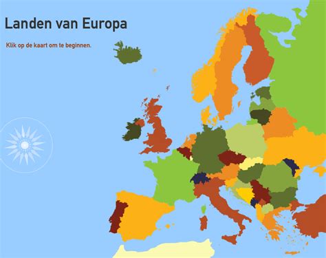 Europa Landen / Europa Kaart Kleurrijke Illustratie Tabel Europa Landen ...