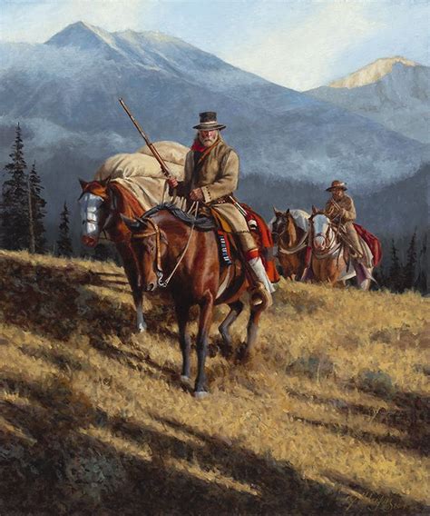 Cowboy Artwork Western Artwork Western Paintings Mountain Men Rocky