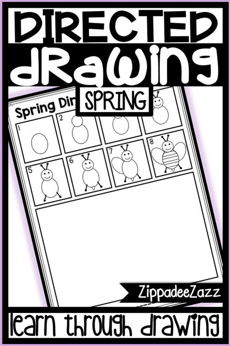 Spring Directed Drawing Activity For Including Art In Any Subject