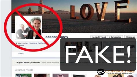 How To Recognize Fake Accounts On Facebook Youtube