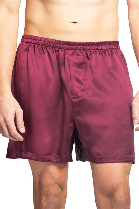 Mens Silk Boxers 100 Pure Mulberry Silk Fishers Finery