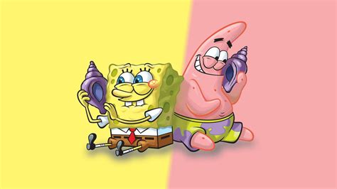 Patrick Star And Spongebob Squarepants Wallpaper