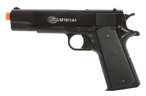 Colt M A Spring Powered Metal Slide Airsoft Pistol N