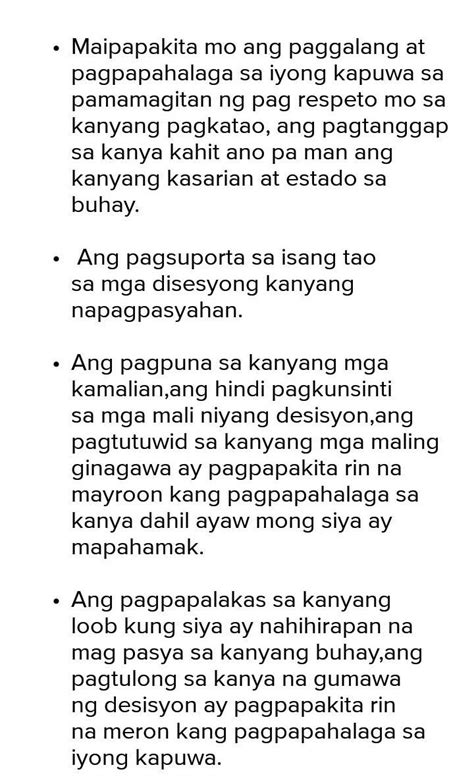 Bilang Mag Aaral Paano Maipapakita Ang Paggalang Sa Karapatang Pantao Gawaing Aaral