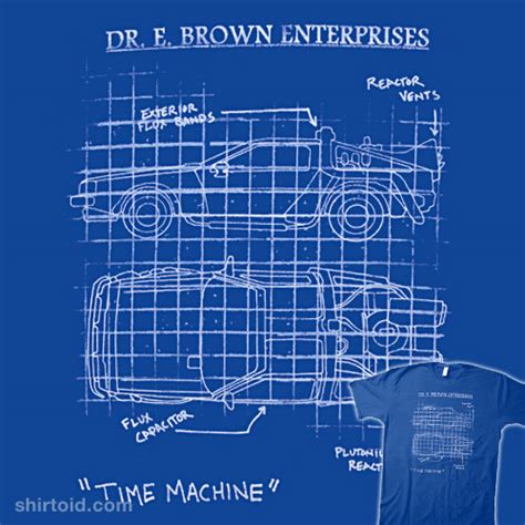 Delorean Schematic Shirtoid