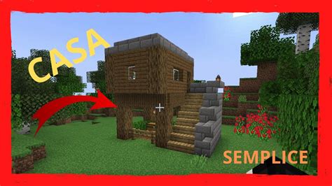 Come Fare Una Casa Su Minecraft Velocemente Youtube