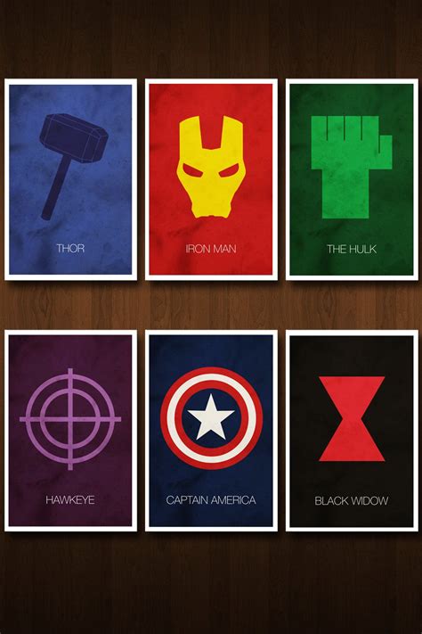 Pin By Rebecca James On Minimalist Posters Avengers Characters