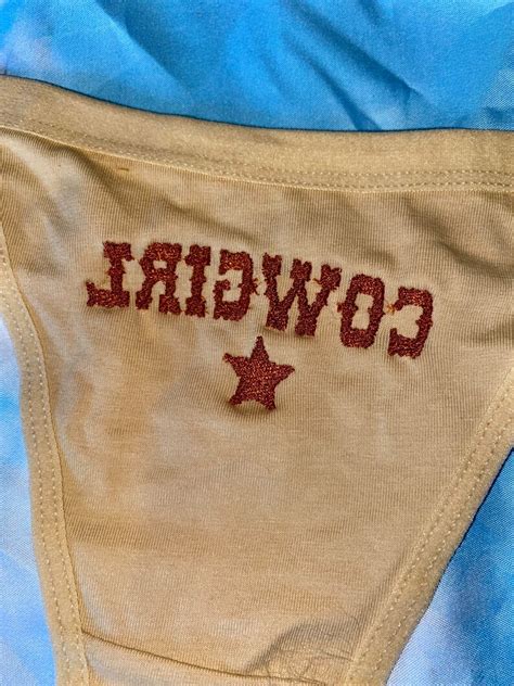 Reverse Cowgirl Thong Etsy