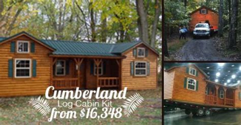 The perfect combination for many residents. Amazing Things in the World: Cumberland Log Cabin Kit from ...