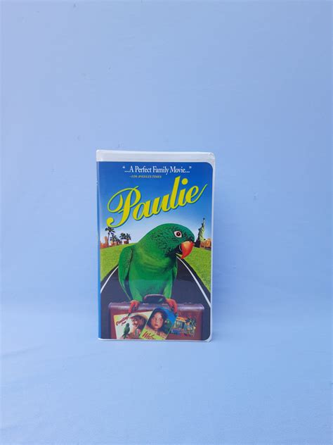 Paulie 1998 Vhs Dreamworks 1998 Cheech Marin Tony Etsy Finland