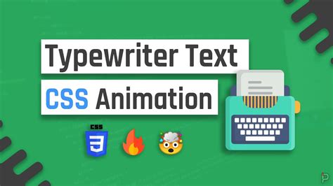 Create A Typewriter Css Text Animation Typing Effect Youtube