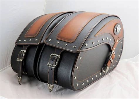 Handmade Motorcycle Saddle Bags Genuine Leather Pu Leather Baikal