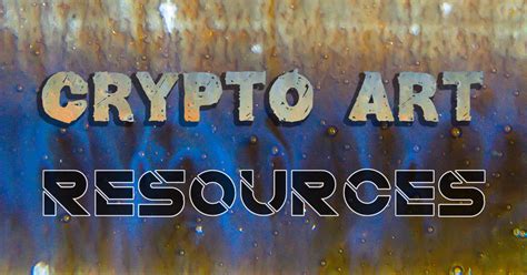 Despite the nascent stage of the crypto art market, it has been all over mainstream media since the start of the year. Big List of Crypto Art Resources - Blockchain Lifestyle