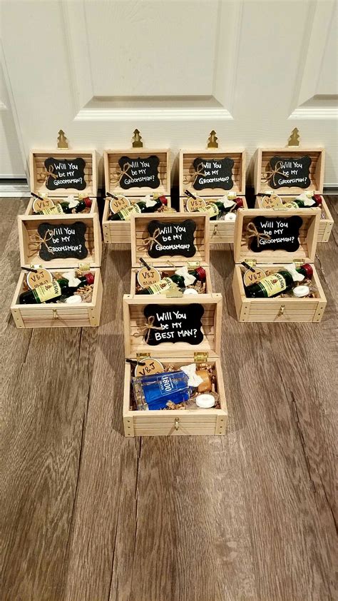 Though a bit more expensive than other gifts, these watches sure beat the typical beer mug when it comes to impressing your groomsmen. DIY Groomsmen Gifts | Diy groomsmen gifts, Diy groomsmen ...