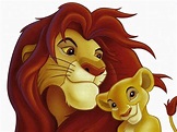 Cuentos infantiles: El rey león para colorear. Dibujos para imprimir.