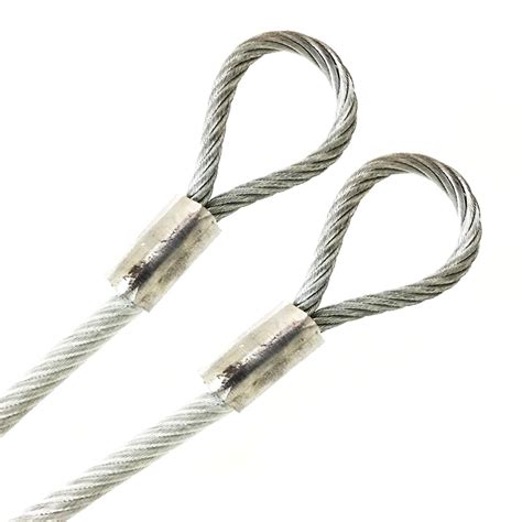 Psi 14 Vinyl Coated Galvanized Steel Cable With Looped Ends Flexible