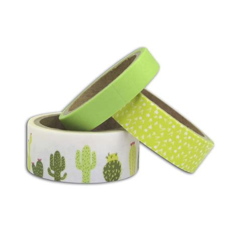 masking tape aux motifs de cactus de toga Ça cartonne