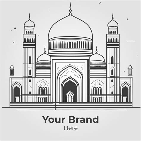 Premium Vector Islamic Mosque Logo Design Professional Brand