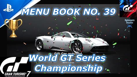 Gran Turismo 7 Cafe Menu Book No 39 Gt7 Book No 39 World Gt