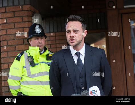 ant mcpartlin outside wimbledon court after he was given an £86 000 fine and banned from driving