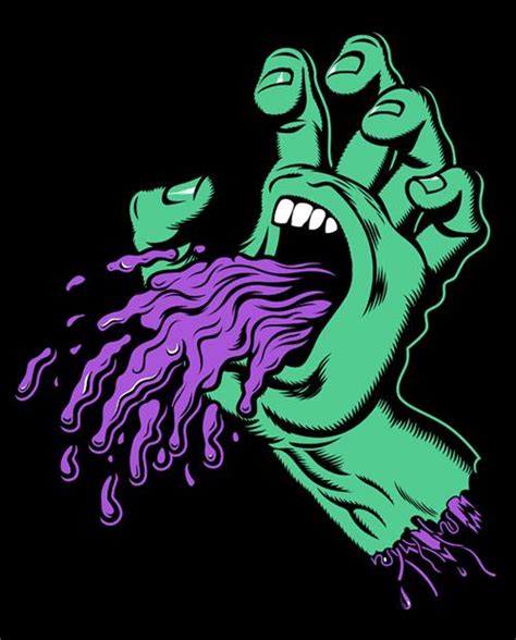 Screaming Hand Screaming Hand Pinterest Skateboard Illustrations