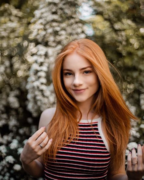 Julia Adamenko Pretty Redhead Red Haired Beauty Girls With Red Hair