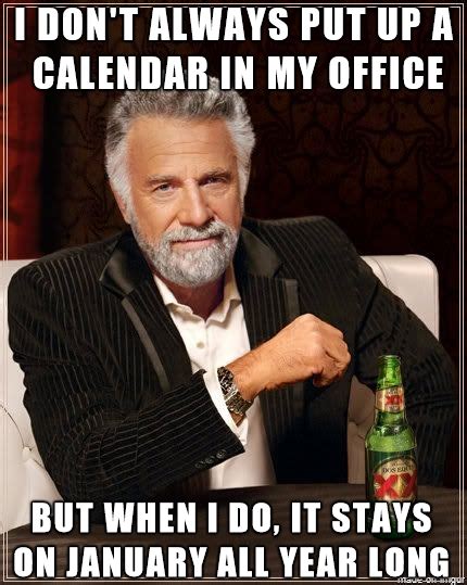 Calendars Meme Guy