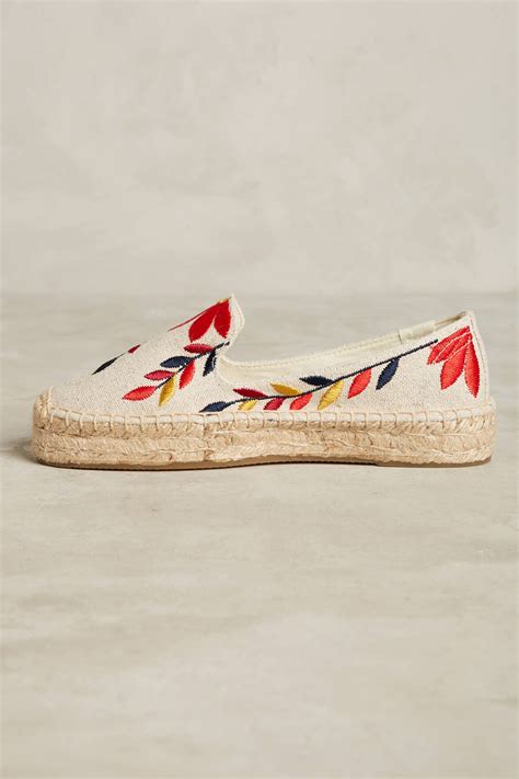 Soludos Embroidered Floral Espadrilles Anthropologie