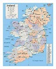 Mapa político y administrativo detallado de Irlanda con las carreteras ...