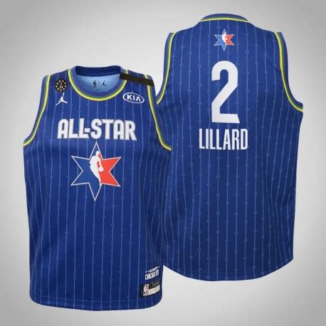 Damian lillard anthony davis jayson tatum. Jugendteam LeBron Damian Lillard # 2 Blazer Blau 2020 NBA ...