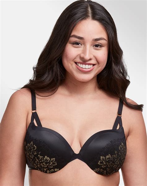 Maidenform Love The Lift Bra Push Up And In Lace Demi Coverage Womens