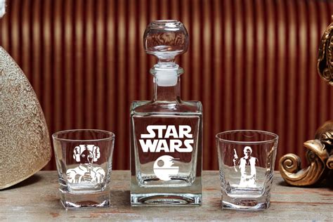 Star Wars Star Wars T T For Men Whiskey Decanter Set Etsy