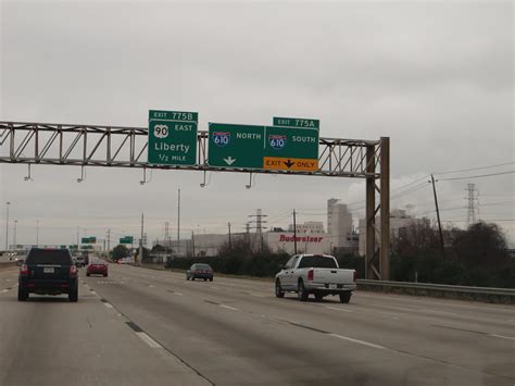 Junction Of Interstate 610 And Interstate 10 Houston Texas A Photo
