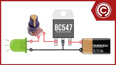 Led Dimmer Circuit With Bc547 Transistor Youtube