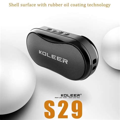 Koleer S29 Tws Wireless Bluetooth 50 Portable Speaker Rechargeable