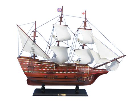 Buy Wooden Mayflower Tall Model Ship 30 Inch Wholesale Beach Decor