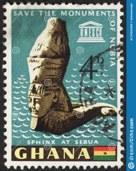 Postage Stamps Of The Ghana Editorial Stock Photo Image Of Postage