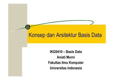 Contoh Arsitektur Basis Data