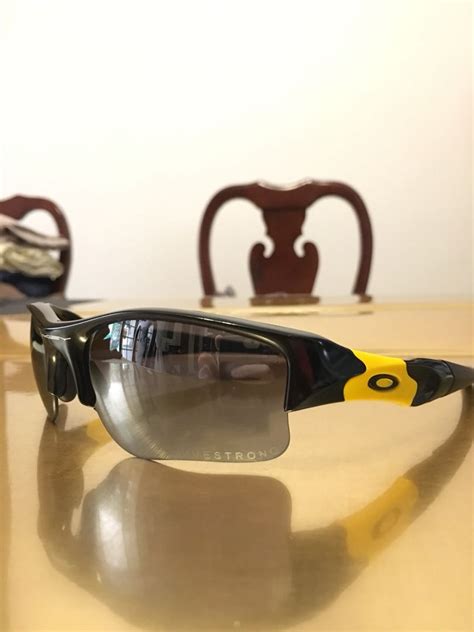 oakley livestrong flak jacket men s fashion watches and accessories sunglasses and eyewear on