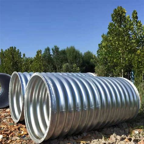 China Metal Corrugated Culvert Pipe For Bridge Engineering China