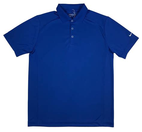 Nike Golf Mens Dri Fit Solid Victory Performance Polo Shirt Navyblue