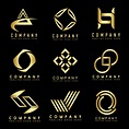 Set of company logo design ideas vector - Download Free Vectors ...