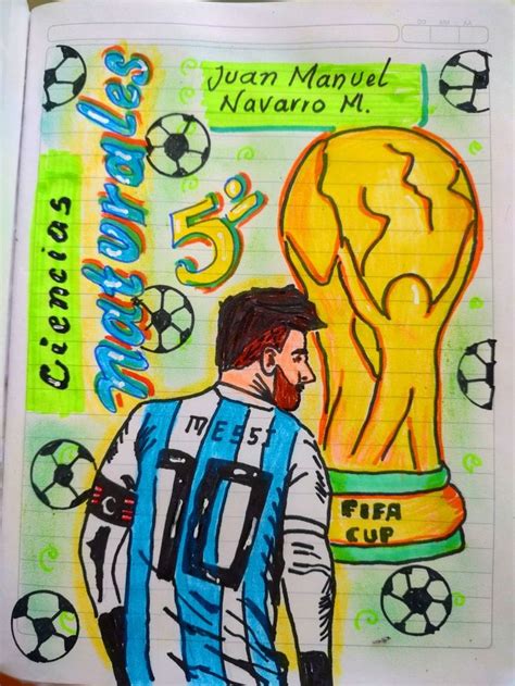 A Drawing Of A Man Standing In Front Of A Soccer Ball And Trophy With