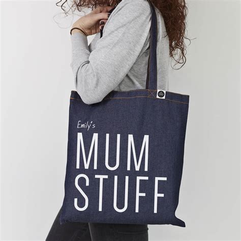 personalised mum stuff tote bag by a piece of