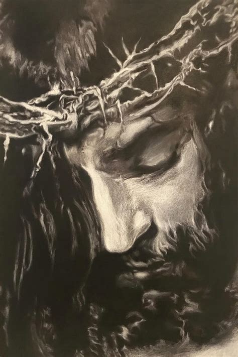 Partial Christ Crucified Drawing By Ust Art